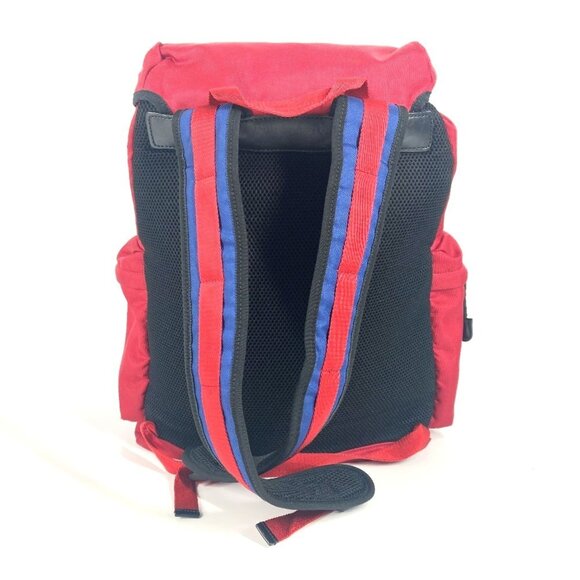 GUCCI Black Canvas Backpack